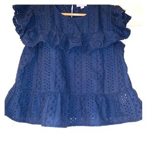 Ruffle top blouse